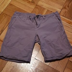 Purple-ish Gray Bermuda Shorts